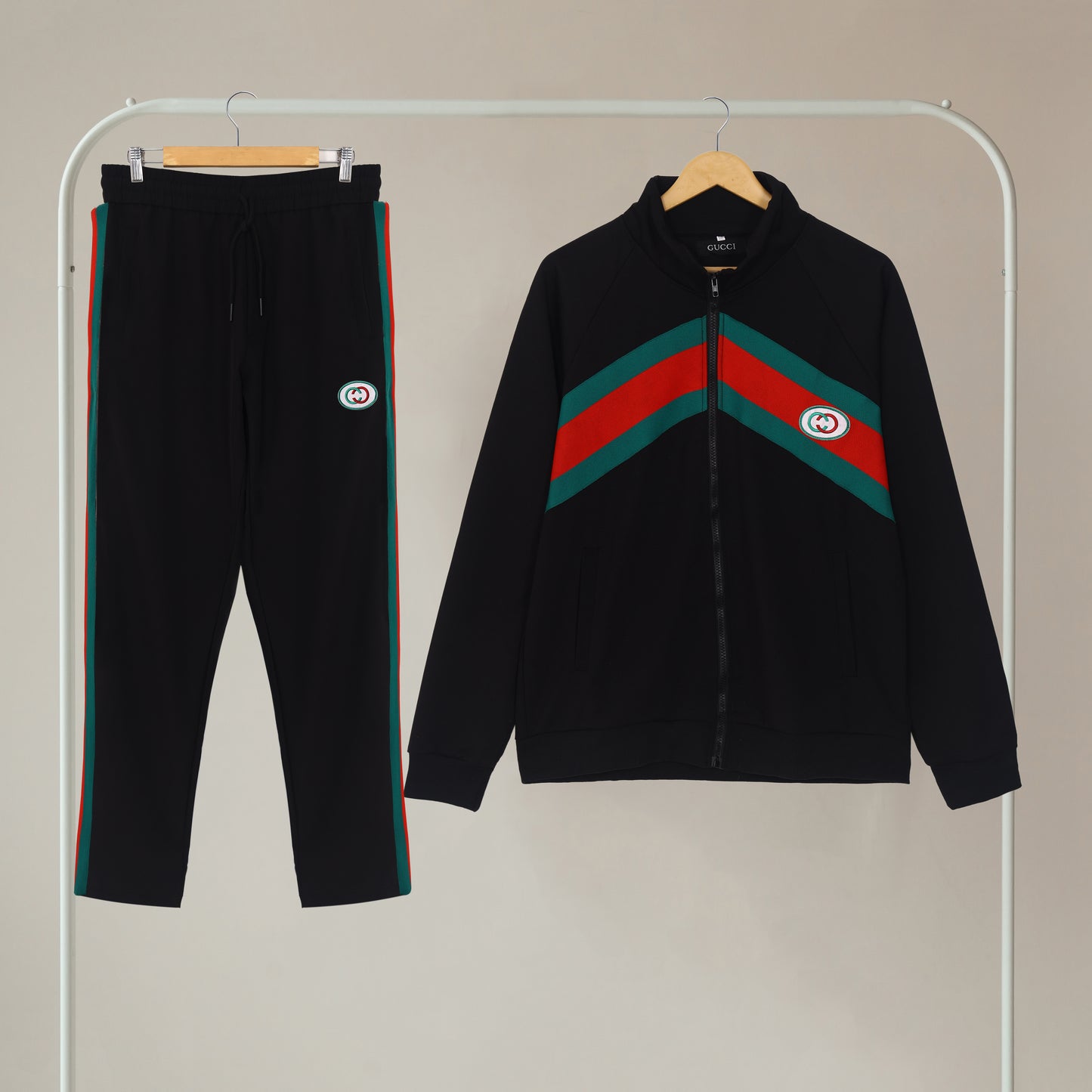 GUCCI BLACK TRACK SUIT